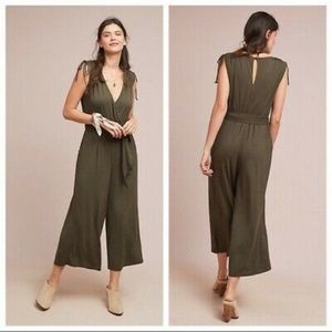 Anthropologie Moulinette Soeurs Green Jumpsuit